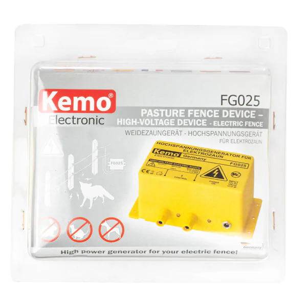 Odstraszacz KEMO FG025 - pastuch elektryczny + drut