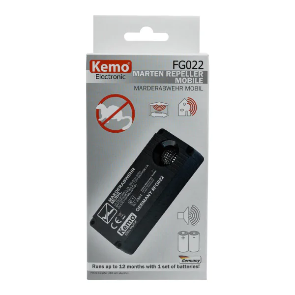 Samochodowy odstraszacz kun, łasic ultradźwiękowy na baterie KEMO FG022