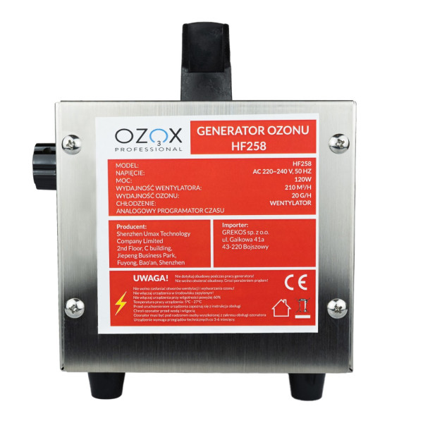 [OUTLET] Ozonator Ozox 20G HF258