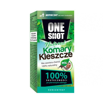 ONE SHOT Natural na komary i kleszcze  KONC.150ml