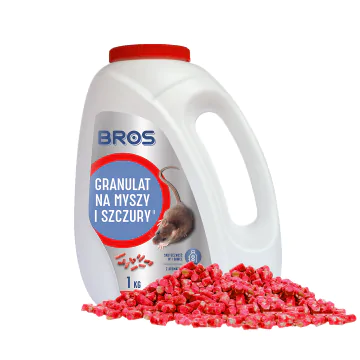 BROS - Granulat trutka na myszy i szczury 1 kg